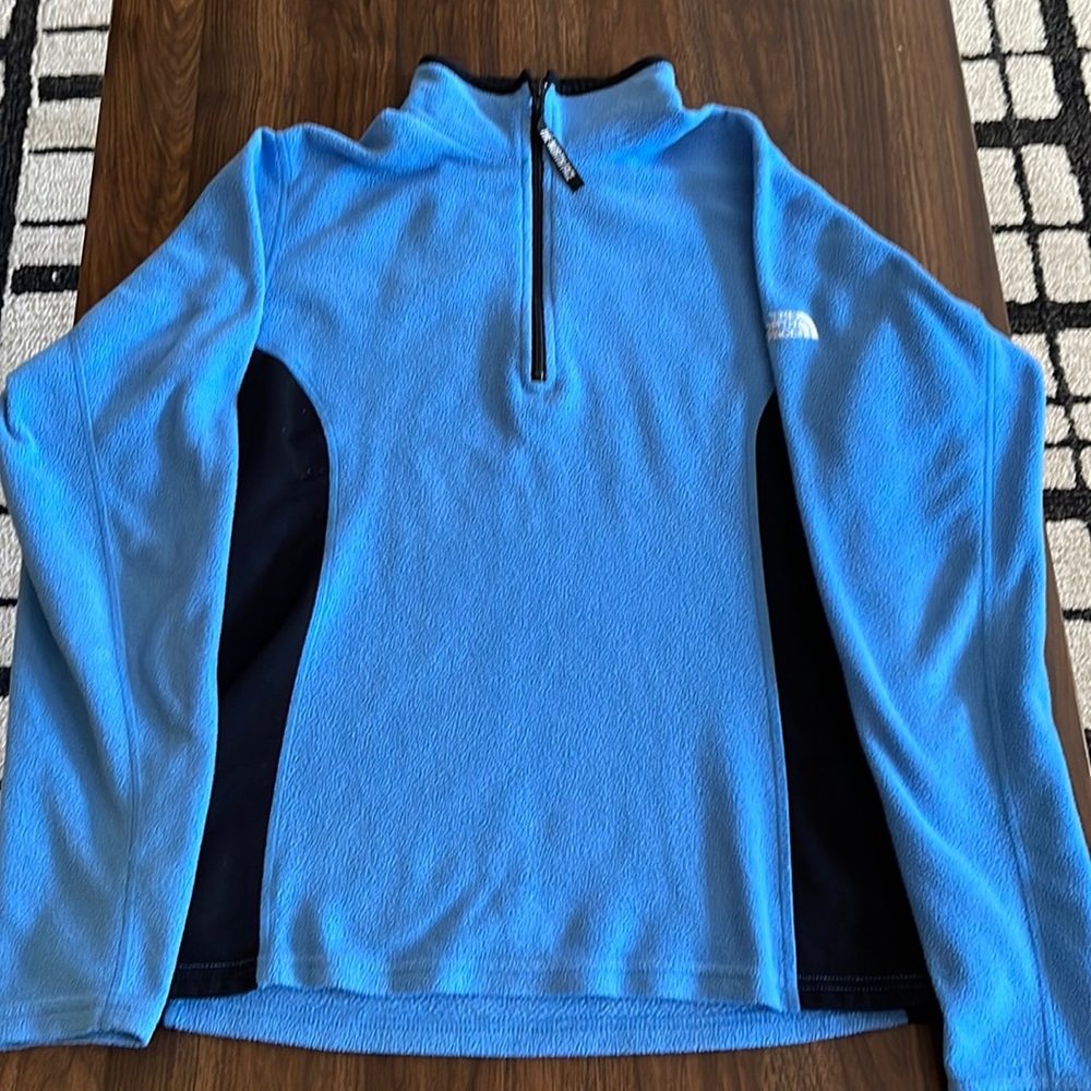 Blue Northface half-zip fleece -GUC
